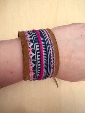 Leather bracelet